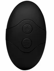 Анальная пробка Kinetic Thumping, с функцией толчков, 13,3 см, 4 режима, черный