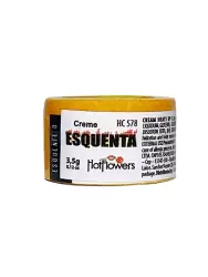 Возбуждающий крем Hot Flowers Esquenta с разогревающим эффектом, наружное применение, 3,5 грамма