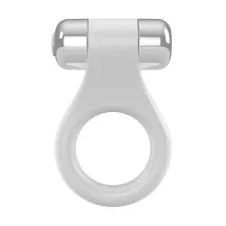 Эрекционное кольцо Ovo  B1 с вибрацией – белый