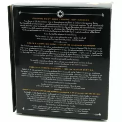 Набор для эротического массажа «Восточная схватка» Шампанское-Клубника – 2 х 225 мл