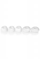 Набор сменных насадок для бесконтактного стимулятора клитора Satisfyer Pro 2, белый, 5 шт.