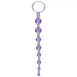 Анальная цепочка First Time Love Beads - фиолетовая