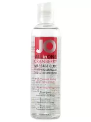 Массажное масло на силиконовой основе All-In-One Cranberry с ароматом клюквы – 120 мл