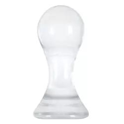 Анальный стимулятор Crystal Pops Small из стекла – прозрачный
