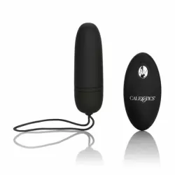 Вибропуля с дистанционным управлением Calexotics Silicone Remote Bullet – чёрный