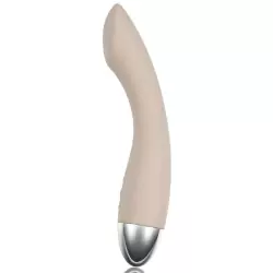 Сенс-вибратор G-точки Lisa включающийся от прикосновений – бежевый