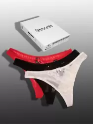 Набор из 3-х сексуальных трусиков-стринг Demoniq Vera1 – S
