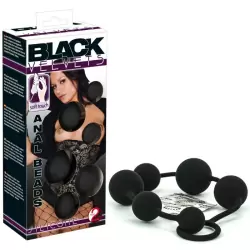 Анальная цепочка Black Velvets – черный