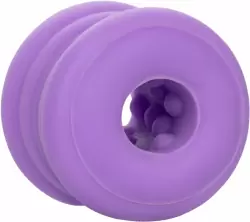 Эрекционное кольцо-бампер SLOP TOP DIRTY LUV, диаметр 2,5 см, силикон, светящийся, фиолетовый