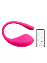 Интерактивное виброяйцо Lovense Lush 3, программируемое управление со смартфона, 7,6 см, силикон