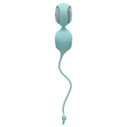 Набор сменных вагинальных шариков Ovo L1a с держателем – голубой