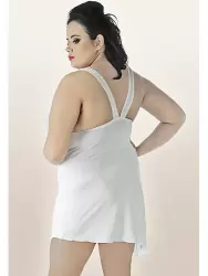 Элегантная белая сорочка Andalea – XL