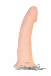 Ротационный реалистичный вибромассажёр на присоске TOYFA RealStick Elite – телесный 