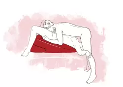 Подушка для любви большая Liberator Retail Ramp - фиолетовый