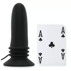 Вибростимулятор на присоске с пультом управления Adonis – черный