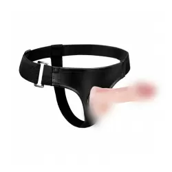 Женский страпон с 2 сменными реалистичными насадками Ultra Passionate Harness – телесный