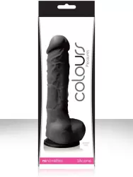 Фаллоимитатор на присоске Colours 5 – черный