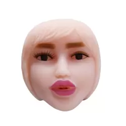 Мастурбатор в форме лица с вибрацией Baile Passion Lady