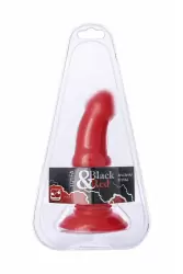 Анальная втулка 13,5 см TOYFA Black&Red – красный
