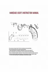 Мужской пояс верности Cock Cage Model 13 Chastity 2.5 (прозрачный)