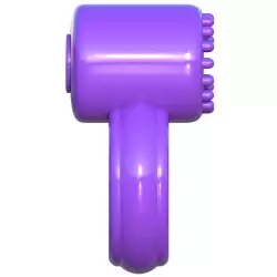 Эрекционное кольцо Sensual Touch Love Ring с вибрацией – фиолетовый