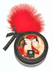 Ароматизированная массажная пудра Shunga Шампанское и клубника, без добавления сахара, 290 г