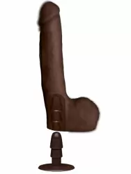 Реалистичный фаллоимитатор Rob Piper ULTRASKYN, 27,3 см, ТПЕ, коричневый