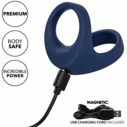 Перезаряжаемое эрекционное виброкольцо Viceroy Rechargeable Max Dual Ring