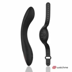 Вибратор для точки G с пультом управления ANNE´S DESIRE CURVE G-SPOT WIRLESS TECHNOLOGY WATCHME BLACK