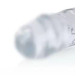 Реалистичный фаллоимитатор Shots toys, 34 см, двусторонний, прозрачный