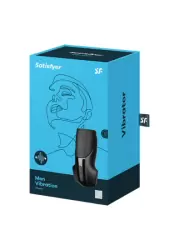 Инновационный мастурбатор с вибрацией Satisfyer Men Vibration - черный