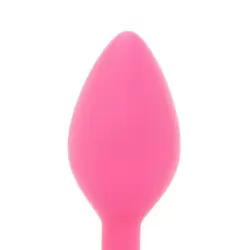 Анальная пробка The Mini's Spade Medium - розовая	