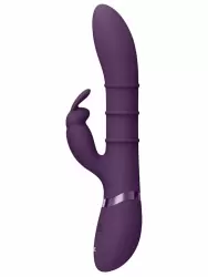 Инновационный вибратор-кролик Shots toys Sora, с 3-мя моторами, 10 скоростей