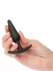 Конусовидная анальная пробка Boundless Slim Plug, носимая, 7,5 см, силикон