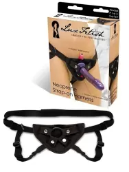 Неопреновые трусики для страпона Neoprene Strap-on Harness – черный