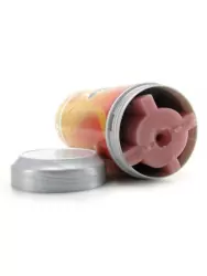 Мастурбатор ротик Fleshlight SIAC Banana Cream Soda в банке - розовый