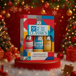 Новогодний набор. 3 лубриканта на водной основе Tri-Me Triple Pack - Classics