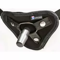 Универсальный корсетный пояс Harness Uni Strap на шнуровке – черный