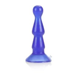 Анальная пробка Gumdrop 4 на присоске – фиолетовый