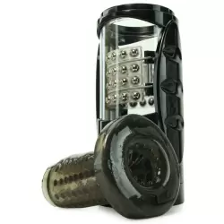 Мастурбатор с вибрацией Optimum Power Ultimate Power Stroker – черный