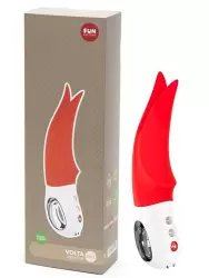 Универсальный вибратор Fun Factory Volta со стимулирующими лепестками, 12 режимов, с функцией блокировки, оранжевый