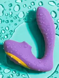 Вакуумный вибратор-кролик Romp Reverb, технология Pleasure Air, 7 режимов, сиреневый