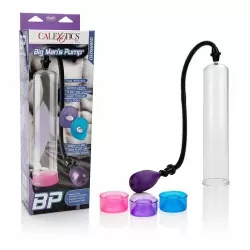 Набор для увеличения пениса: Увеличенная помпа Big Man's Pump – прозрачный и Специальный интимный гель для мужчин Titan Gel TANTRA - 50 мл.