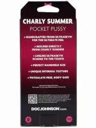 Реалистичный мастурбатор Doc Johnson Signature Strokers Charly Summer, ТПЕ, 14 см