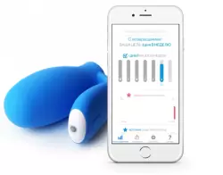 Интеллектуальный тренажер для интимных мышц с системой управления через смартфон Minna Life kGoal – голубой