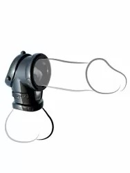 Эрекционное кольцо Pipedream Cock Pipe With Ball-Stretcher, с растяжителем мошонки, ТПР, 3,3 см