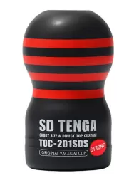Нереалистичный мастурбатор Tenga SD Original Vacuum Cup Strong, 12 см, ТПЭ, белый