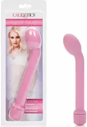 Вибратор с утолщённой головкой Calexotics First Time G-spot Tulip - розовый