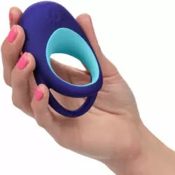 Набор эрекционных колец LINK UP ALPHA, 10 режимов, 9 см, силикон