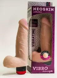 Вибромассажер реалистик NeoSkin 17,5 x 4 см – телесный